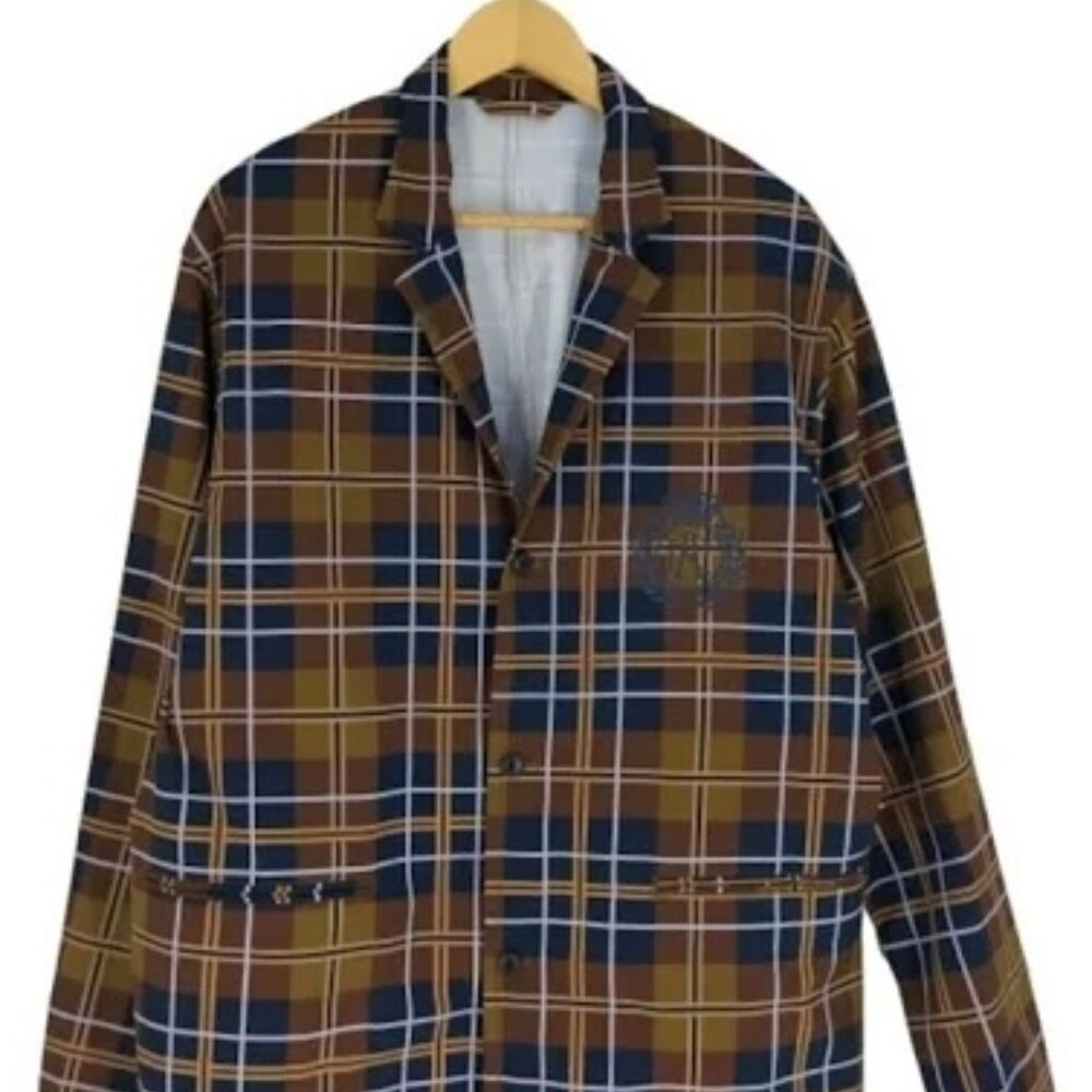 Awake NY x Nanamica Plaid Blazer Jacket - Size Large